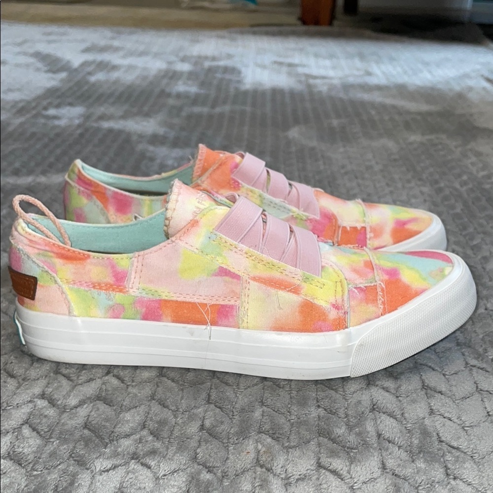 JENN ARDOR Women Fashion Canvas Shoes Low Top Slip On Sneakers Walking Shoes